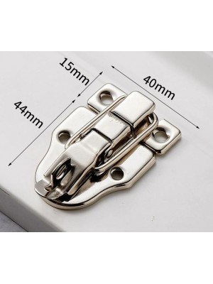 Замок для шкатулок и кейсов ,цв-серебро,40*44мм,цена за 1 шт Замок для шкатулок и кейсов ,цв-серебро,40*44мм,цена за 1 шт