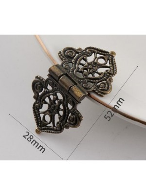 Петля для шкатулки декоративная 28*52 мм, 1шт,цв-бронза ( в комплект крепление НЕ ВХОДИТ!!!) Петля для шкатулки декоративная 28*52 мм, 1шт,цв-бронза ( в комплект крепление НЕ ВХОДИТ!!!)