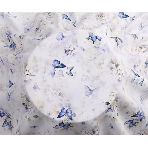 Отрез (вискоза ) - нежность"бабочски",48*50 см.цена за отрез