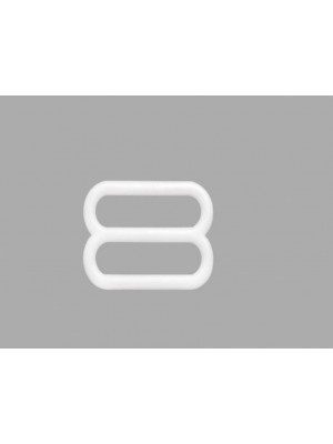 Регулятор 10 мм для бюст. пластик (упак 4 шт) белый