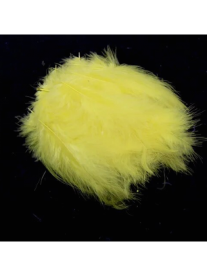 Перья декоративные,цв-желтый,размер10-15 см,цена за 50 шт