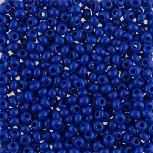 Чешский бисер, ,5 грамм, цв-10/0 33050 синий 