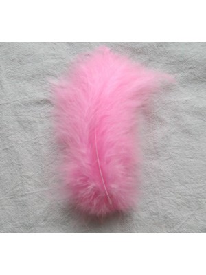 Перья декоративные,цв-ярко-розовый,размер10-15 см,цена за 50 шт