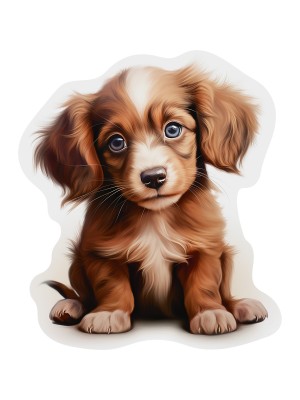 Пазл фигурный деревянный "Щенячья нежность" 154 элемент. Пазл фигурный деревянный "Щенячья нежность" 154 элемент.