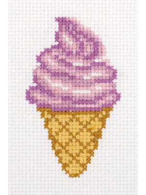 Набор для вышивания Klart "Мороженое" 8 х 11.5 см Набор для вышивания Klart "Мороженое" 8 х 11.5 см