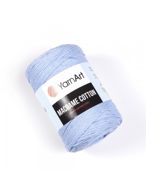 Хлопковый шнур Ярнарт Макраме Коттон (Yarnart Macrame Cotton) цвет 760 нежно-голубой