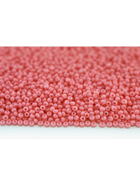 Чешский бисер 10/0 ,5 грамм, цв-розовый коралл непрозрачный