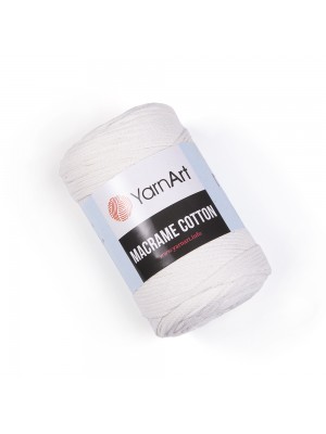 Хлопковый шнур Ярнарт Макраме Коттон (Yarnart Macrame Cotton) цвет 752-молочный
