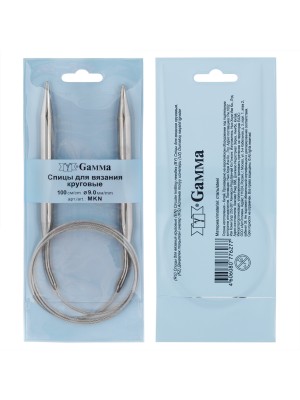 Спицы GAMMA круговые сталь d 9.0 мм 100 см 1 шт с металлической леской Спицы GAMMA круговые сталь d 9.0 мм 100 см 1 шт с металлической леской