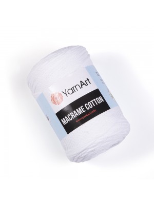 Хлопковый шнур Ярнарт Макраме Коттон (Yarnart Macrame Cotton) цвет 751-белый