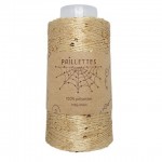 Пряжа с пайетками PAILLETTES 100 ГР WOOL SEA