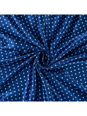 Ткань Poly satin ФАСОВКА 75 г/кв.м ± 5 г/кв.м 200 х 145 см 100% полиэстер №17 синий/белый Ткань Poly satin ФАСОВКА 75 г/кв.м ± 5 г/кв.м 200 х 145 см 100% полиэстер №17 синий/белый