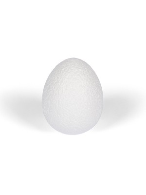 Заготовка для декора пенополистирол 9*9*12см  "Яйцо" 120 мм(шершавое)