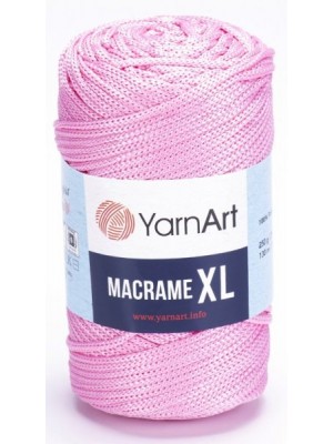 Шнур Yarnart Macrame XL,100% полиэстер, 250 гр-130м,цвет 147-розовый