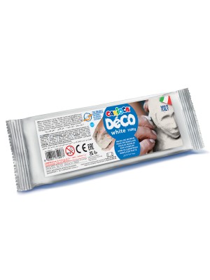 Самозастывающяя глина "Carioca" Масса для лепки, "Deco", отвердевающая 1000 г белая Самозастывающяя глина "Carioca" Масса для лепки, "Deco", отвердевающая 1000 г белая