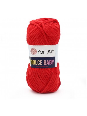  Пряжа YarnArt Dolce Baby, 50гр-85 метров, №748-красный