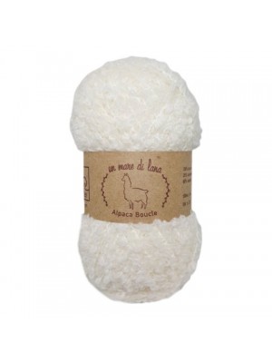 Пряжа ALPACA BOUCLE WS (АЛЬПАКА БУКЛЕ ВУЛ СИ) 01 - БЕЛЫЙ Пряжа ALPACA BOUCLE WS (АЛЬПАКА БУКЛЕ ВУЛ СИ) 01 - БЕЛЫЙ