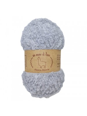 Пряжа ALPACA BOUCLE WS (АЛЬПАКА БУКЛЕ ВУЛ СИ) 646 - СВЕТЛАЯ СТАЛЬ Пряжа ALPACA BOUCLE WS (АЛЬПАКА БУКЛЕ ВУЛ СИ) 646 - СВЕТЛАЯ СТАЛЬ