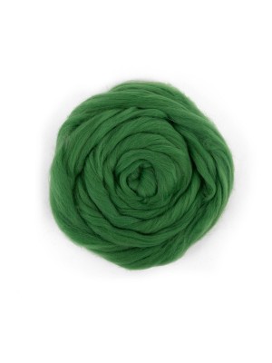 "Шерсть для валяния" 100% полутонкая шерсть 50 г №1362 киви