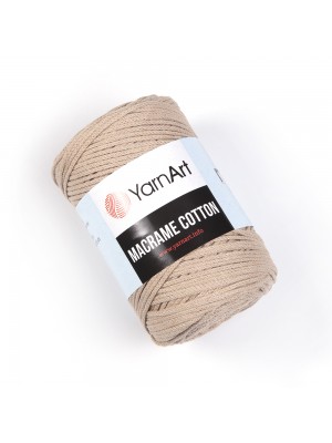Хлопковый шнур Ярнарт Макраме Коттон (Yarnart Macrame Cotton) цвет 753-бежевый