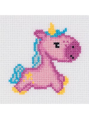 Набор для вышивания Klart "Единорожка" 10.5 х 10 см Набор для вышивания Klart "Единорожка" 10.5 х 10 см