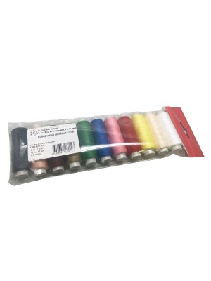 Набор Швейные нитки (армированные) 45 ЛЛ 120 м 11 шт ассорти