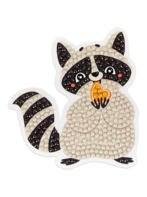 Кристальная (алмазная) мозаика "ФРЕЯ" магнит "Енотик" 8 х 8.5 см Кристальная (алмазная) мозаика "ФРЕЯ" магнит "Енотик" 8 х 8.5 см