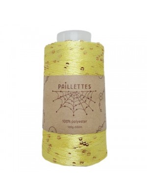 PAILLETTES 100 ГР WOOL SEA 53 - СВ.ЖЕЛТЫЙ