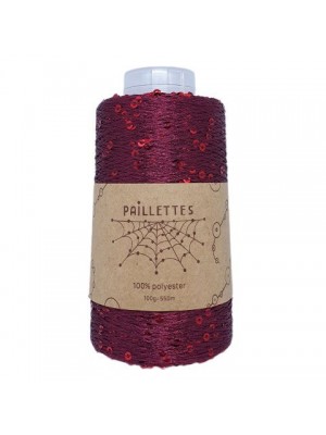 PAILLETTES 100 ГР WOOL SEA  - 272 - ВИШНЯ