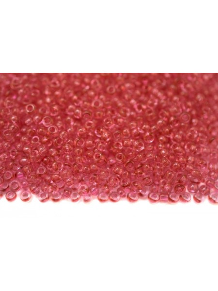 Чешский бисер   10/0 ,5 грамм, цв- темно-розовый прозрачный