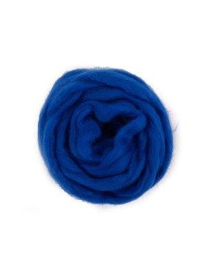 "Шерсть для валяния" 100% полутонкая шерсть 50 г №0175 василек