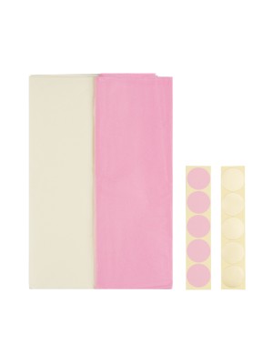 Папиросная бумага Бумага "Тишью" 50 x 70 см 10 л.бежевый/розовый Папиросная бумага Бумага "Тишью" 50 x 70 см 10 л.бежевый/розовый