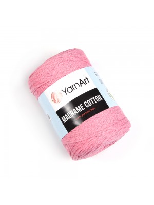 Хлопковый шнур Ярнарт Макраме Коттон (Yarnart Macrame Cotton) цвет 779-розовый