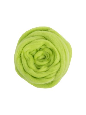 "Шерсть для валяния" 100% полутонкая шерсть 50 г №3011 салат