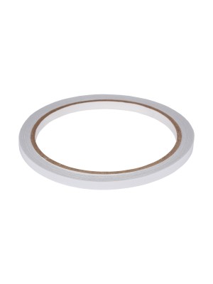 Лента клейкая двухсторонняя на бумажной основе(скотч) 5 мм х 10 м белый Лента клейкая двухсторонняя на бумажной основе(скотч) 5 мм х 10 м белый