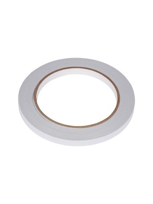 Лента клейкая двухсторонняя на бумажной основе(скотч) 8 мм х 25 м белый Лента клейкая двухсторонняя на бумажной основе(скотч) 8 мм х 25 м белый