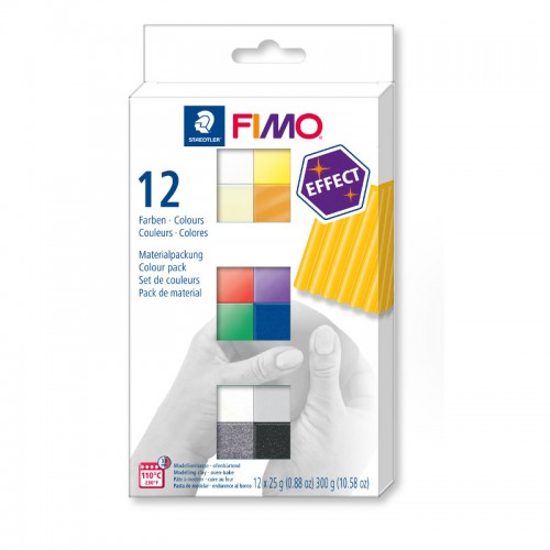 Набор полимерной глины FIMO EFFECT 12*25гр