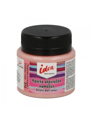 Краска акриловая "VISTA-ARTISTA" idea для декора матовая  50 мл 312 Пудрово-розовая (Powder rose)