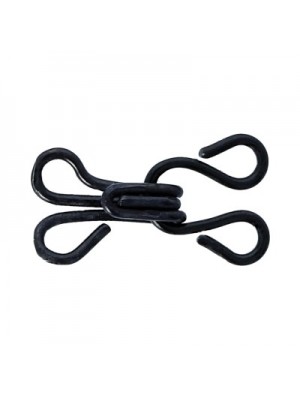 Крючки плательные 12 мм в блистере 24 шт. черный Крючки плательные 12 мм в блистере 24 шт. черный