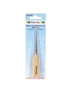 "Gamma" CON-02 Шило универсальное в блистере "Конус" "Gamma" CON-02 Шило универсальное в блистере "Конус"