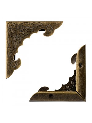 Уголки для альбомов 57 х 40 х 8.5 мм 2 шт.  под античную бронзу