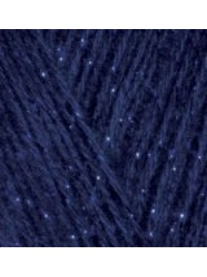 Пряжа Ализе Ангора Голд (Angora Gold),100гр-550м,цв.  58 - ТЁМНО-СИНИЙ