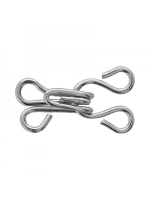 Крючки плательные 12 мм в блистере 24 шт. никель Крючки плательные 12 мм в блистере 24 шт. никель