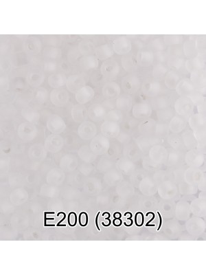 Бисер Чехия "GAMMA" круглый 10/0 2.3 мм 5 г E200 прозрачный мат. ( 38302 ) Бисер Чехия "GAMMA" круглый 10/0 2.3 мм 5 г E200 прозрачный мат. ( 38302 )