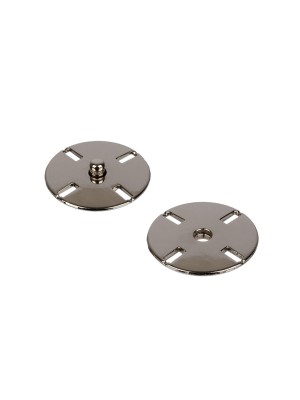 Кнопка пришивная "Gamma" KLH-23 металл d 23 мм 1 шт под никель Кнопка пришивная "Gamma" KLH-23 металл d 23 мм 1 шт под никель