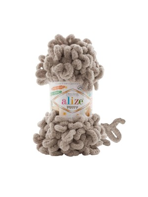 Пряжа Alize Puffy (72) светлае какао,100 гр-9 м