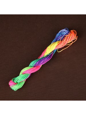 Шнур нейлоновый 1мм,разноцветный.Цена-за 20 метров