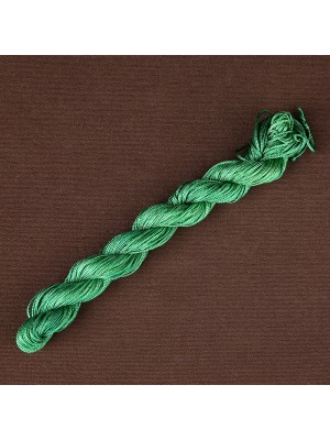 Шнур нейлоновый 1мм,зелёный.Цена-за 20 метров