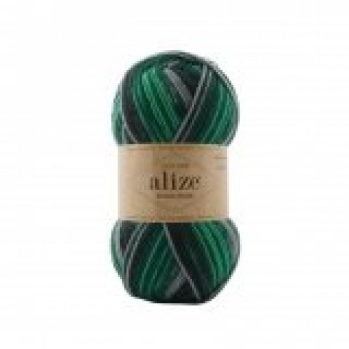  Пряжа Alize Wooltime (Вултайм), 100 гр-200 метров, цв- принт 11012