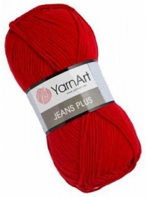 Пряжа JEANS PLUS YARNART (ДЖИНС ПЛЮС ЯРНАРТ) 64 - ЯРКО-КРАСНЫЙ Пряжа JEANS PLUS YARNART (ДЖИНС ПЛЮС ЯРНАРТ) 64 - ЯРКО-КРАСНЫЙ